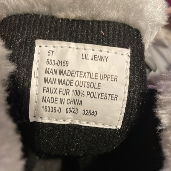 Totes‎ Lil Jenny Purple Girls Winter Boots - Picture 8 of 8